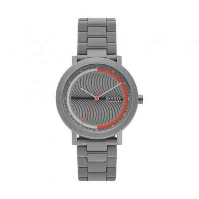 SKAGEN Montre Homme  AAREN OCEAN SKW6772 - Bracelet Nylon Gris