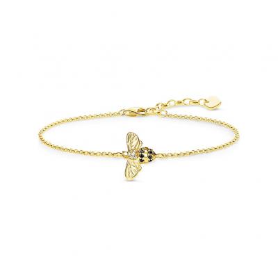 THOMAS SABO Bijoux Femme  Yellow Gold Bee Bracelet A1865-414-7-L19V