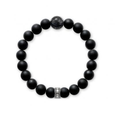 THOMAS SABO Bracelet Homme Sterling silver Noir A1085-023-11-PAR Noir 