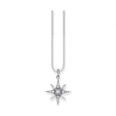 THOMAS SABO  KE1825-643-14-L45v Collier pour dames Royalty Star blanc
