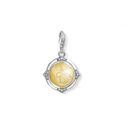 THOMAS SABO Bijoux Femme  Charm Club Globe Charm 1711-849-39