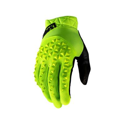 100% Paire de gants 100 geomatic jaune blanc