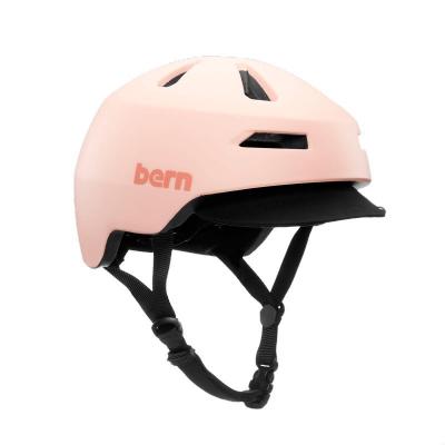 Casque de sport Bern Brentwood 2.0 Matte Rose avec visi&egrave;re Taille S