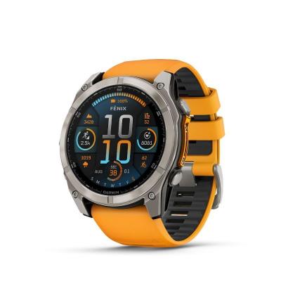 GARMIN  Fenix 8 AMOLED Sapphire Titane 51mm Cardio-Gps