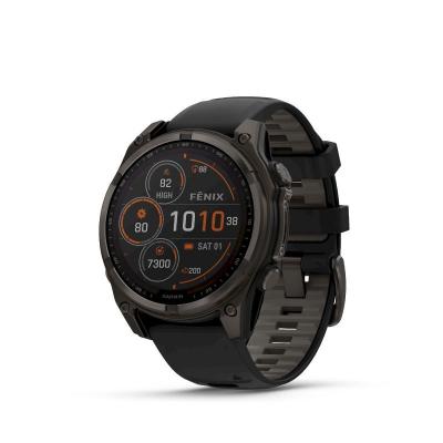 GARMIN  Fenix 8 Solar Sapphire Titane 47mm Cardio-Gps