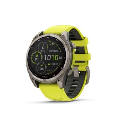 GARMIN  Fenix 8 Solar Sapphire Titane 47mm Cardio-Gps