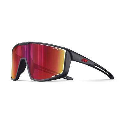 JULBO  Lunette de soleil sport Fury S Noir 3cf Fl Rge Noir/Rouge