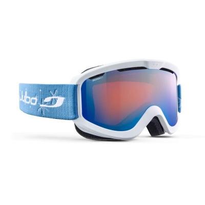 JULBO  June Masque de Ski Femme, Blanc/Bleu Flakes, Taille M