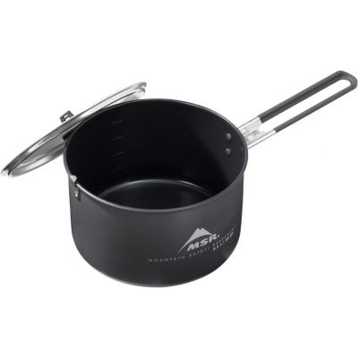 MSR  Ceramic Nonstick 2.5-Liter Camping Pot with Fusion Coating, Black