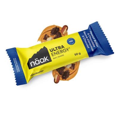 NAAK Barre energetique  ultra energy beurre d arachide chocolat 50g