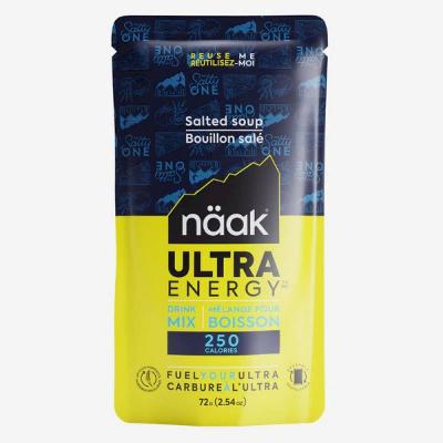 NAAK N&auml;ak - Ultra Energy Drink Mix - Boisson &eacute;nerg&eacute;tique - Salted Soup - 72 g