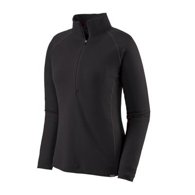 PATAGONIA  - Women's Cap Midweight Zip Neck - Sous-v&ecirc;tement synth&eacute;tique taille S, noir 