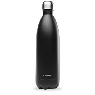 QWETCH Bouteille isotherme 1 l matt noir -  8,3 Noir 