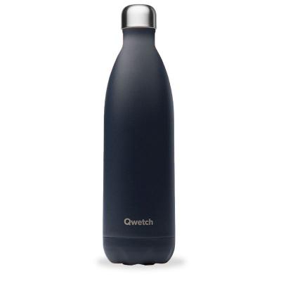 QWETCH Gourde isotherme 1l 1 pi&egrave;ce(s) gourde inox 1l carbone - 