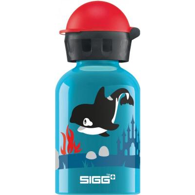 SIGG  Gourde flasque Kid 0.3l Orca Family Bleu/Rouge
