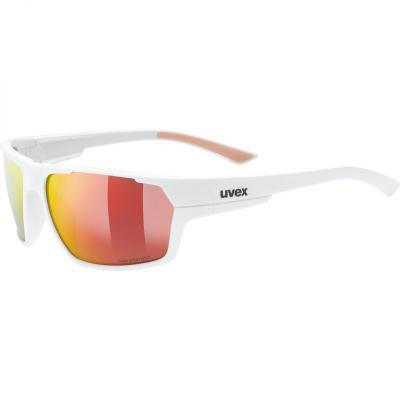 UVEX  Sportstyle 233 P - Lunettes vlo White Mat Mirror Red Unique