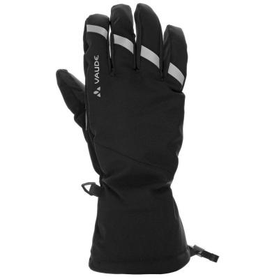 VAUDE  Tura II Gants Mixte, Noir, FR : S (Taille Fabricant : 7)