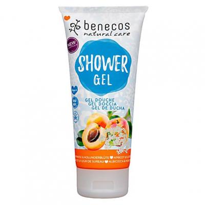 BENECOS  Gel Douche naturel &agrave; l'abricot et &agrave; la fleur de sureau 200 ml