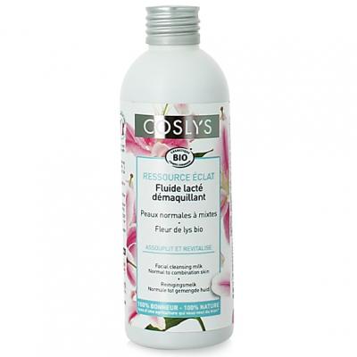 COSLYS  Fluide Lacte Demaquillant - Ressource &Eacute;clat Fleur de Lys Bio