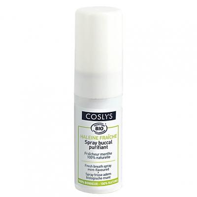 COSLYS Spray buccal purifiant haleine fraiche bio 15ml Menthe 