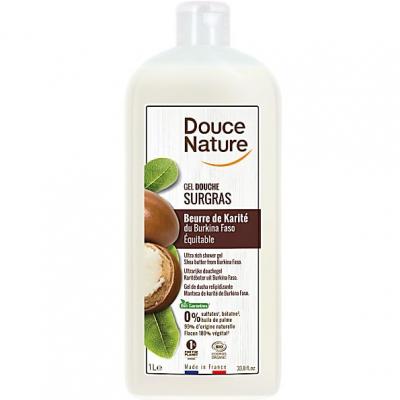 Douce Nature Gel de bain au beurre de karit&eacute; Eco 1000ml