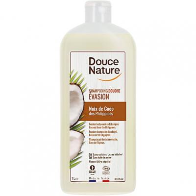 DOUCE NATURE  Shampoo-Gel biologique &agrave; la noix de coco 1L