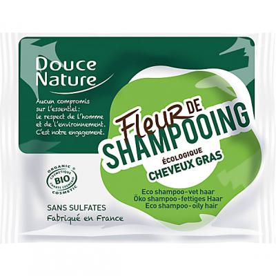 DOUCE NATURE  Fleur de Shampooing Cheveux Gras - 80 g