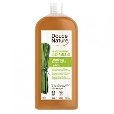 DOUCE NATURE  Shampooing-Gel Lemongrass Citronella Bio 1L