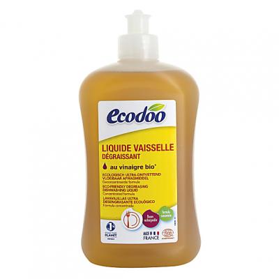 ECODOO Liquide vaisselle &eacute;cologique ultra d&eacute;graissant Menthe Vinaigre 