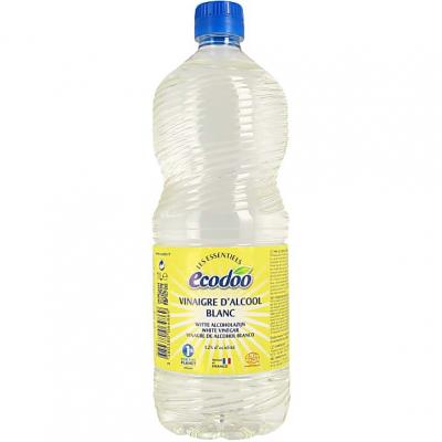 ECODOO  Vinaigre d'Alcool Blanc Ecologique, 1000 g