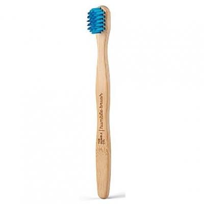 THE HUMBLE CO  Brosse &agrave; Dents pour Enfants ultra Soft Blue Bamboo