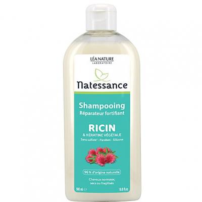 NATESSANCE  Shampoing R&eacute;parateur Fortifiant Ricin 500ml