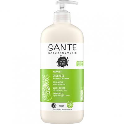 SANTE  Family - Gel Douche Bio - Ananas & Citron 500ml