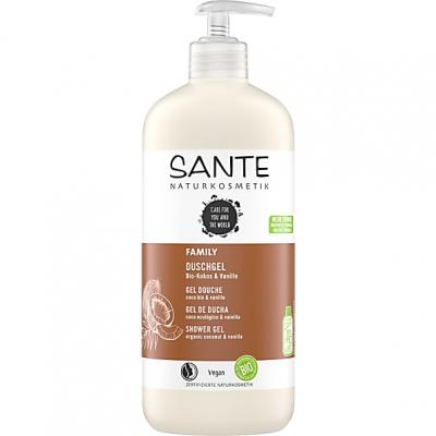 SANTE  Family - Gel Douche Bio - Coco & Vanilla 500ml