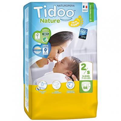  Tidoo Nature 58 Couches Ecologiques MINI (T2) - 3/6kg