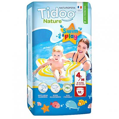 TIDOO  Swim & Play Culottes de Bain Taille 4 12 culottes jetables