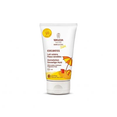WELEDA  Lait Protection Solaire B&eacute;b&eacute; & Enfants Sun Spf30 150 ml