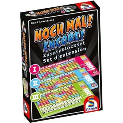 SCHMIDT Jeux De Soci&eacute;t&eacute; Blocs Suppl&eacute;mentaires Encore!,3 Pcs Dans Une Bo&icirc;te, I, Ii, Iii