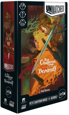 IELLO  Jeu Unmatched - Petit Chaperon Rouge vs Beowulf