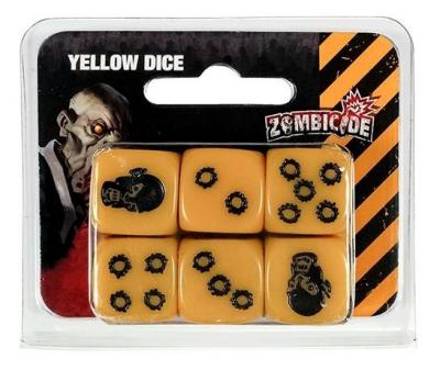 EDGE ZOMBICIDE - SET DE D&Eacute;S JAUNES