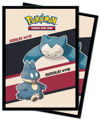 ULTRA PRO  - 65 Prot&egrave;ge-Cartes (Sleeves) Pok&eacute;mon - Ronflex & Goinfrex ()