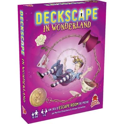 DAVINCI GAMES Jeu de soci&eacute;t&eacute; - Deckscape - In Wonderland - Adulte - Multicolore - Mixte