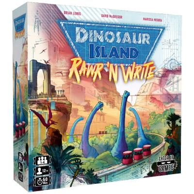 BLACKROCK GAMES Jeu Catch up games Dinosaur island : Rawr'n write- - Jeu de soci&eacute;t&eacute;