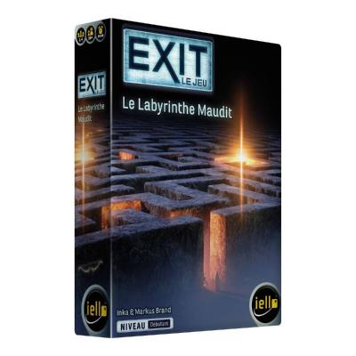 IELLO Jeu  EXIT : Le Labyrinthe Maudit- - Jeu de soci&eacute;t&eacute;