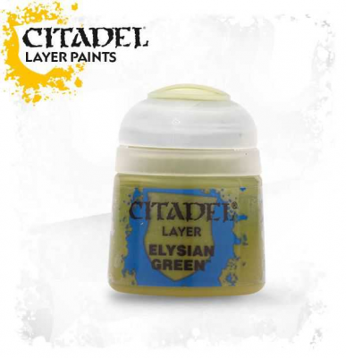 GAMES WORKSHOP Pot de peinture Layer Elysian Green 12ml 22-30 - Citadel
