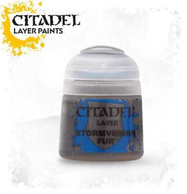 GAMES WORKSHOP Pot de peinture Layer Stormvermin Fur 12ml 22-55 - Citadel