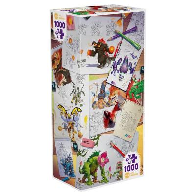 IELLO Puzzle universe - 1000 pieces - making of monsters IEL3701551701312