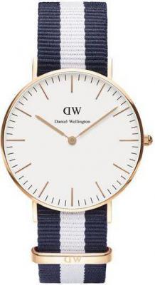 DANIEL WELLINGTON Montre Femme, Homme Classic Blanc DW00100031 Jaune 