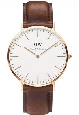 DANIEL WELLINGTON MONTRES Montre Homme Classic Blanc DW00100006 Rose Daniel Wellington