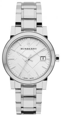BURBERRY Montre femme  CITY BU9100. Date. 50. Argen 